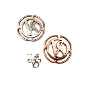 Victoria Secret • Silver & Rose Gold VS Accents